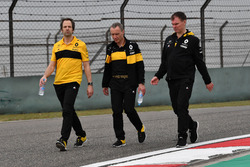 Ciaron Pilbeam, Renault Sport F1 Team, Bob Bell, Renault Sport F1 Team en Alan Permane, Renault Spor