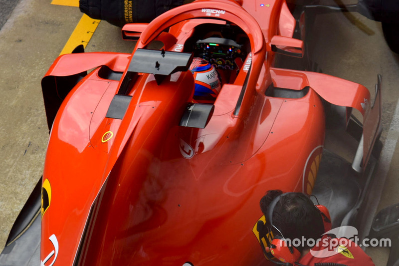 Система Halo на Ferrari SF71H