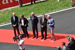 Chase Carey, Chief Executive Officer and Executive Chairman of the Formula One Group and Sean Bratches, Formula One Managing Director, Commercial Operations on the grid