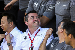 Eric Boullier, Yarış Direktörü, McLaren, takım fotoğrafı