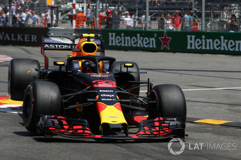 Insiden Max Verstappen, Red Bull Racing RB14 di FP3