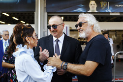 Azerbaycan Başkanı Ilham Aliyev ve First Lady Mehriban Aliyeva, Flavio Briatore