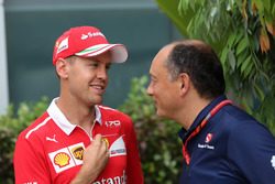Sebastian Vettel, Ferrari ve Frederic Vasseur, Sauber Takım Patronu