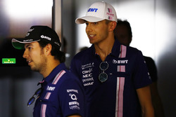 Press conference: Esteban Ocon, Force India, Sergio Perez, Force India