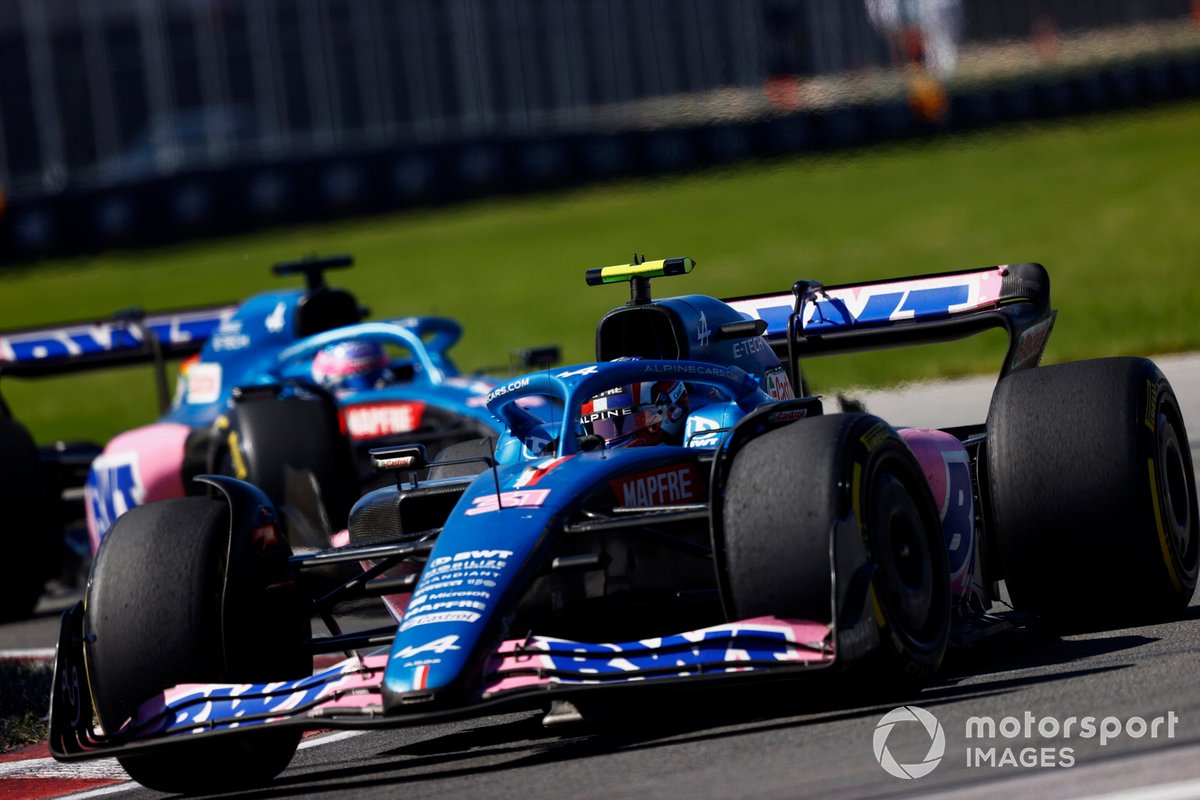 Esteban Ocon, Alpine A522, Fernando Alonso, Alpine A522