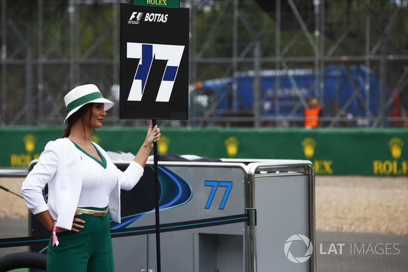 Gridgirl für Valtteri Bottas, Mercedes AMG F1