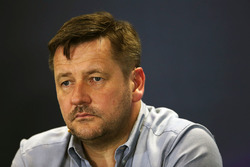Paul Hembery, Pirelli Motorsport Director in de persconferentie