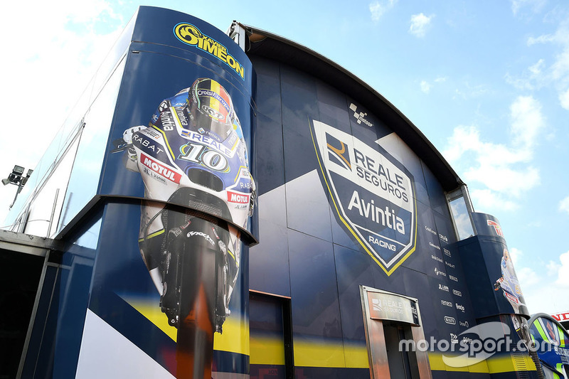 Avintia Racing motorhome