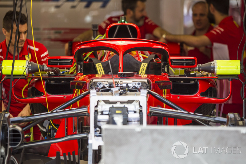 Spion halo baru Ferrari SF71H