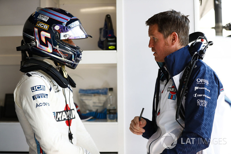 Lance Stroll, Williams Racing y Rob Smedley, Williams Martini Racing