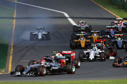 Lewis Hamilton, Mercedes AMG F1 Team W07, zum Start des Rennens