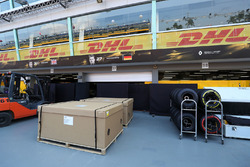 Renault Sport F1 Team garage and freight