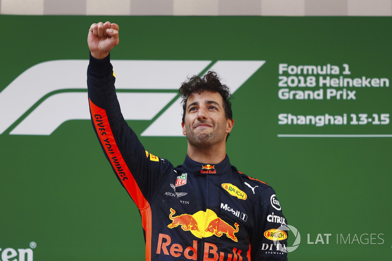 Yarış galibi Daniel Ricciardo, Red Bull Racing
