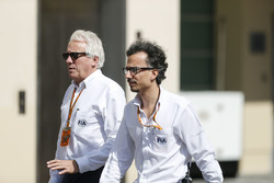 Charlie Whiting, FIA Delegate and Laurent Mekies, FIA Safety Director