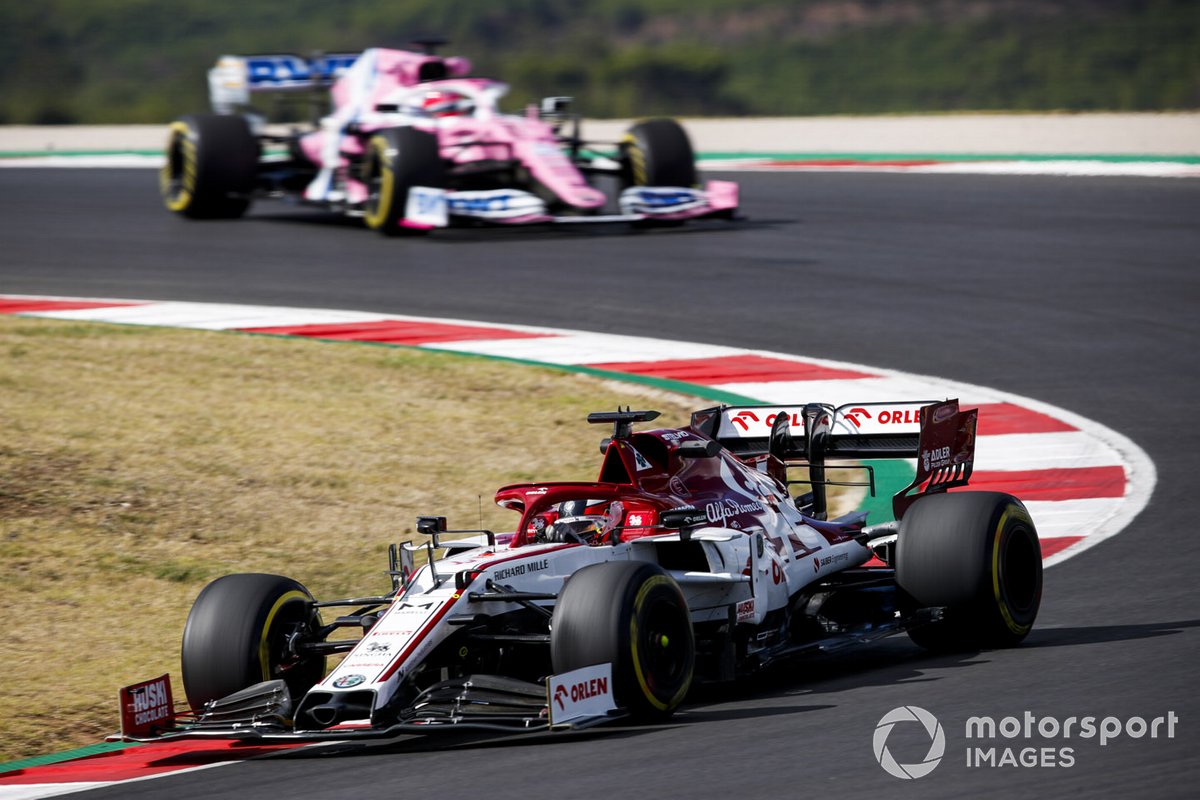 Кими Райкконен, Alfa Romeo Racing C39, Серхио Перес, Racing Point RP20