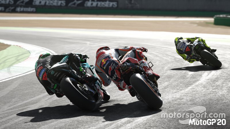 Ilustrasi gim MotoGP 2020