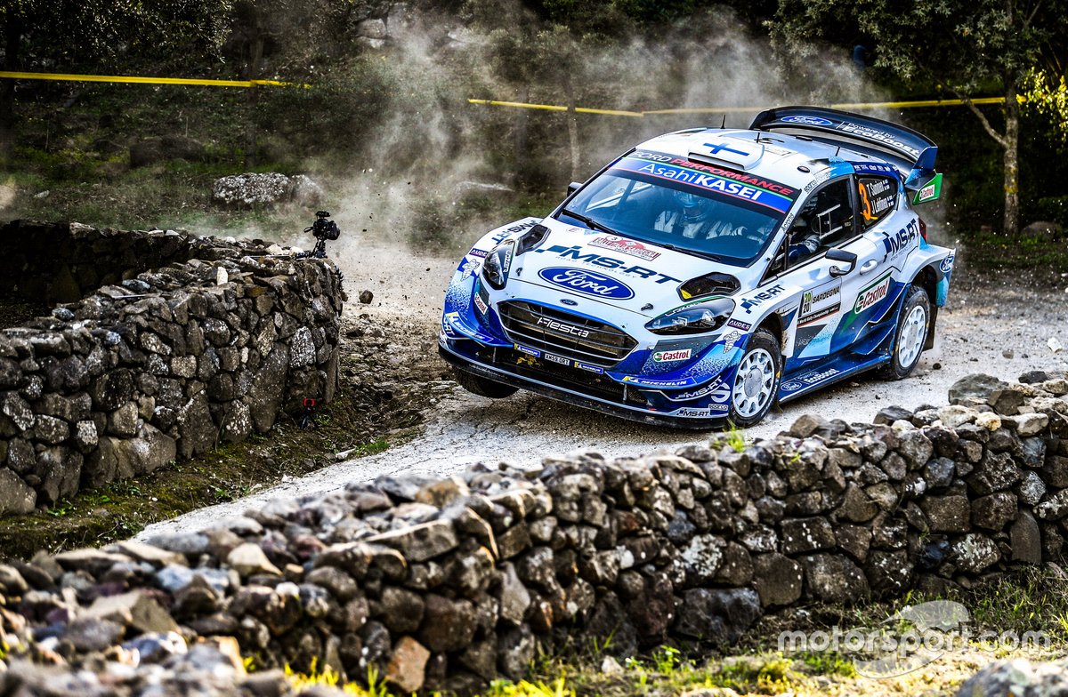 Pereli M-Sport Ford WRT, Teemu Suninen dan navigator Jarmo Lehtinen saat tampil dalam WRC 2020.