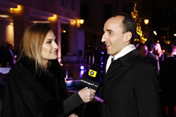 Robert Kubica met Julia Piquet