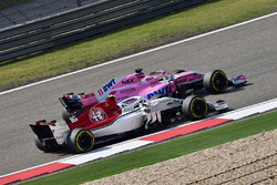 Шарль Леклер, Sauber C37, Серхіо Перес, Force India VJM11