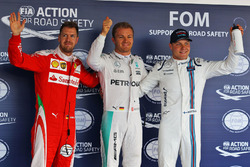 Polesitter: Nico Rosberg, Mercedes AMG F1 Team, second place Sebastian Vettel, Ferrari, third place