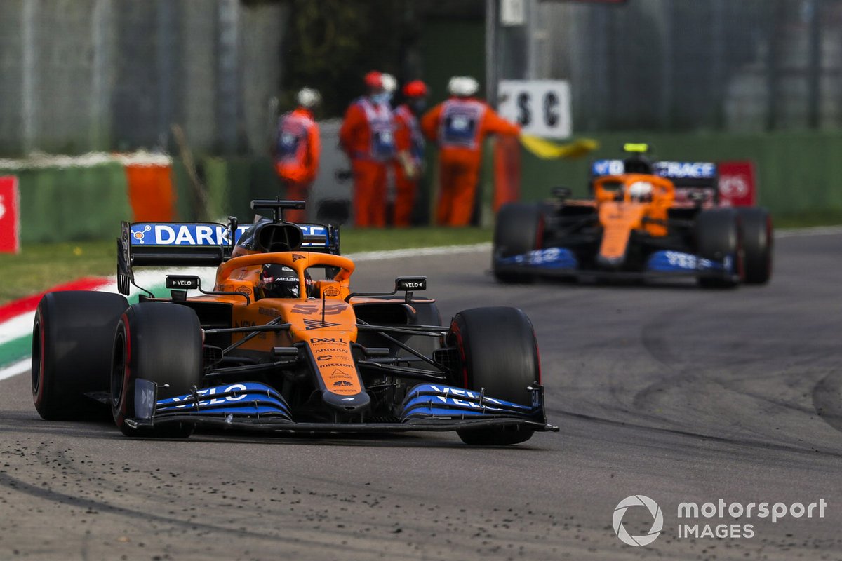 Карлос Сайнс и Ландо Норрис, McLaren MCL35