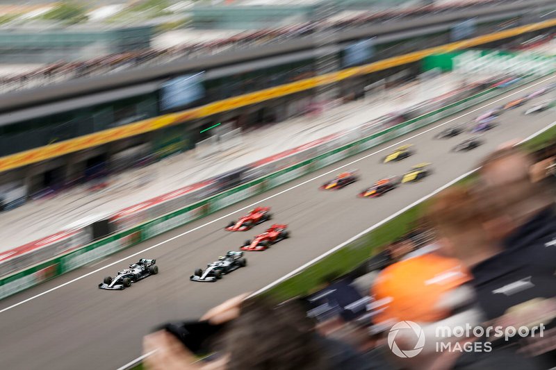 Valtteri Bottas, Mercedes AMG W10, Lewis Hamilton, Mercedes AMG F1 W10, Sebastian Vettel, Ferrari SF90, Charles Leclerc, Ferrari SF90