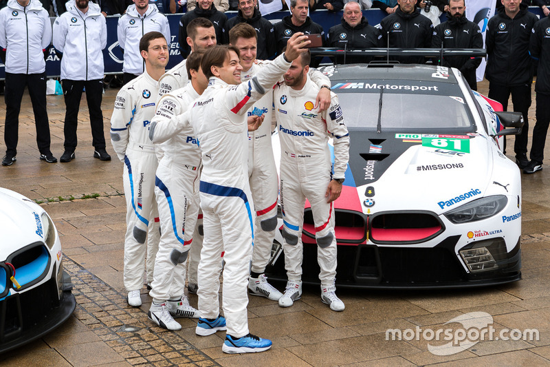 #81 BMW Team MTEK BMW M8 GTE: Martin Tomczyk, Nicky Catsburg, Philipp Eng, #82 BMW Team MTEK BMW M8 GTE: Antonio Felix da Costa, Alexander Sims, Augusto Farfus