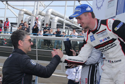 Cairoli sul podio di gara 1 della Carrera Cup Italia a Monza