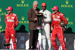 Льюіс Хемілтон, Mercedes AMG F1, президент США Білл Клінтон, Себастьян Феттель, Кімі Райкконен, Ferr