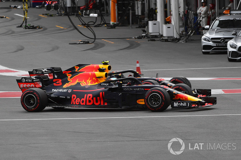 Max Verstappen y Daniel Ricciardo