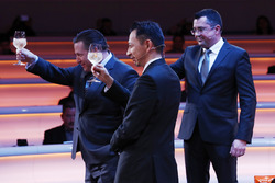 Yusuke Hasegawa, Honda, Zak Brown, McLaren Technology Group Direktörü, Eric Boullier, Yarış Direktör