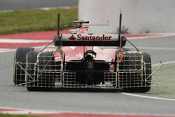 Kimi Raikkonen, Ferrari SF70H, carries sensor equipment