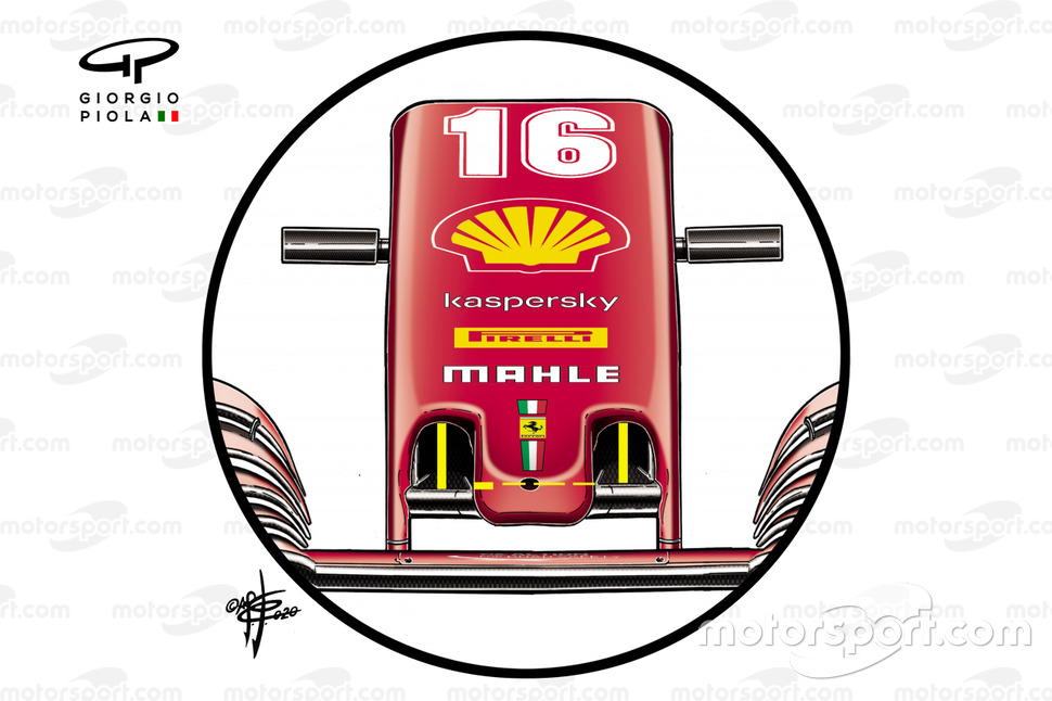 Ferrari SF1000 burun detay