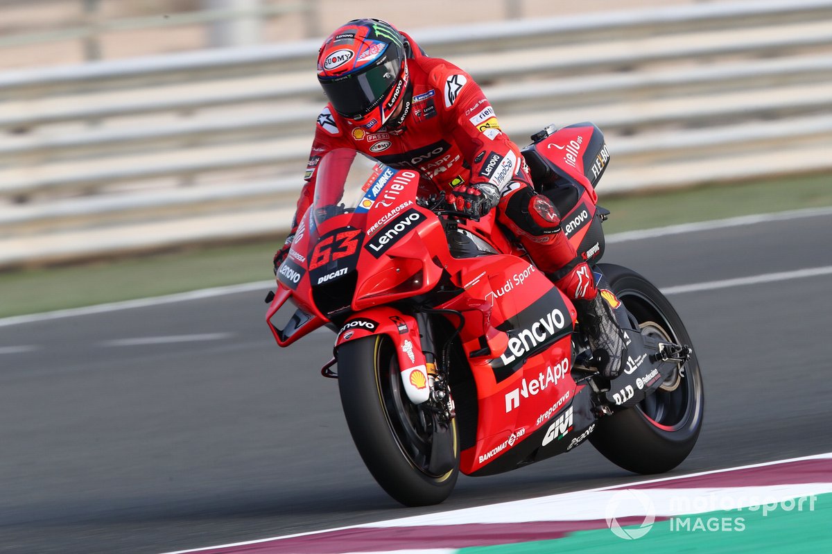 Francesco Bagnaia, pembalap Ducati Team, ingin menyempurnakan tes pramusim MotoGP 2021 dengan finis podium pada lomba pertama musim ini, GP Qatar, di Sirkuit Losail, Minggu (28/3/2021) nanti.