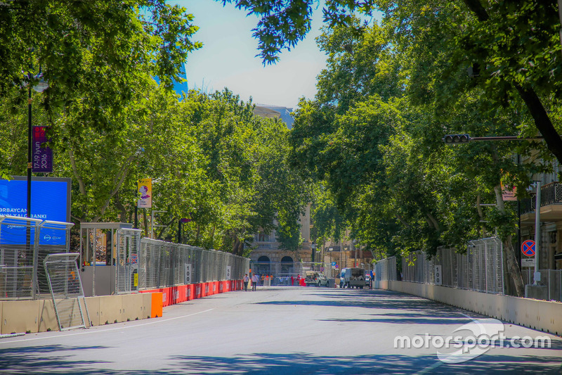 Baku, il circuito cittadino