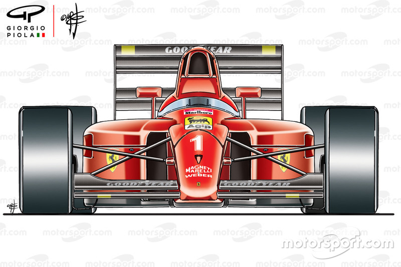 Ferrari F1-90 (641), вид спереду