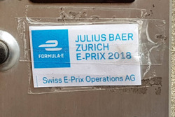 Swiss ePrix Operations AG, etichetta sul campanello
