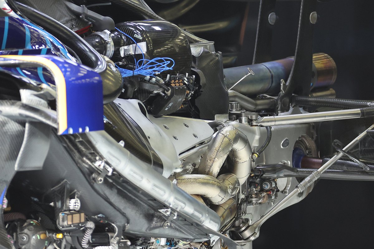 Williams FW43B engine detail