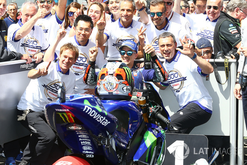 Winner Maverick Viñales, Yamaha Factory Racing