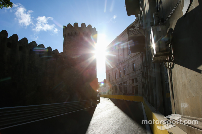 Baku, la curva 10 del circuito cittadino