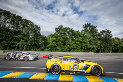 #63 Corvette Racing Chevrolet Corvette C7-R: Jan Magnussen, Antonio Garcia, Ricky Taylor and #88 Abu
