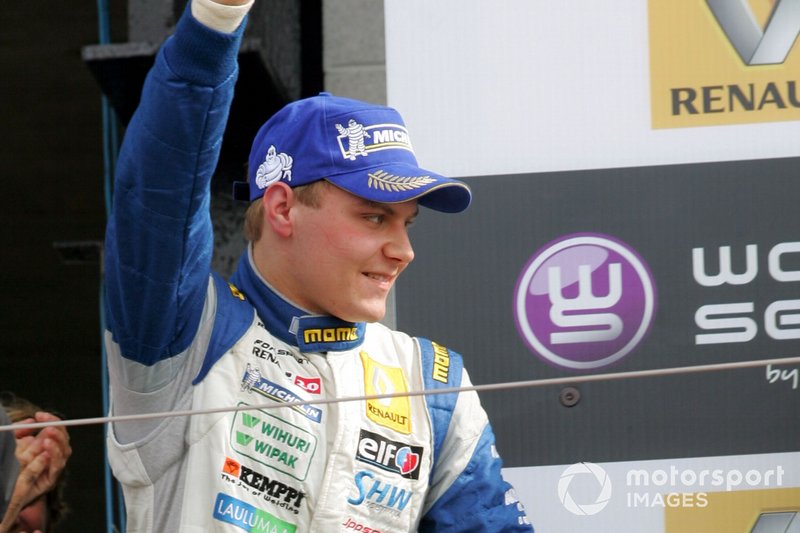 Podium: second place Valtteri Bottas, Motopark Academy