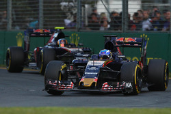 Carlos Sianz Jr. und Max Verstappen, Scuderia Toro Rosso