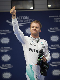 Polesitter Nico Rosberg, Mercedes AMG F1 Team