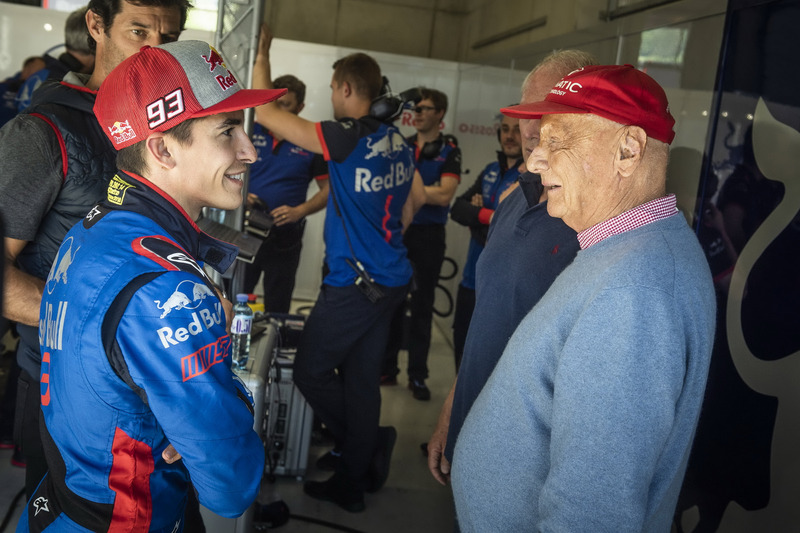 Marc Marquez e Niki Lauda