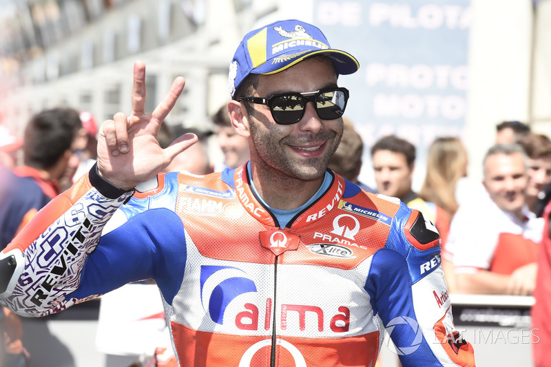 Tercer lugar clasificado Danilo Petrucci, Pramac Racing