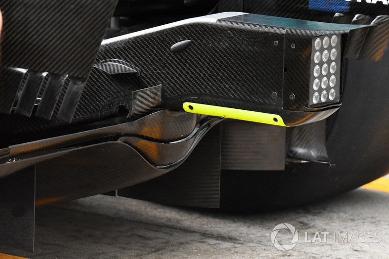 Mercedes F1 W08: Diffusor
