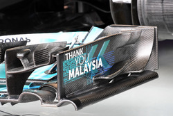 Mercedes-Benz F1 W08 front wing detail