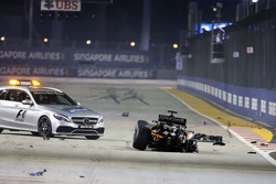Nico Hulkenberg, Sahara Force India F1 VJM09 crashed out at the start of the race