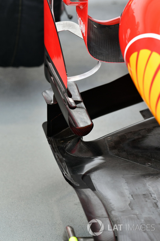 Ferrari SF70H barge board detay